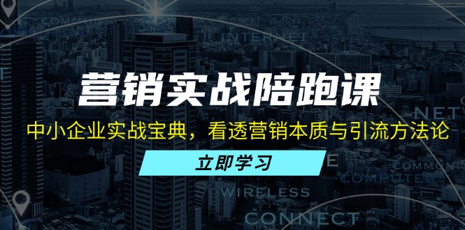 营销实战陪跑课：中小企业实战宝典，看透营销本质与引流方法论_就是爱分享