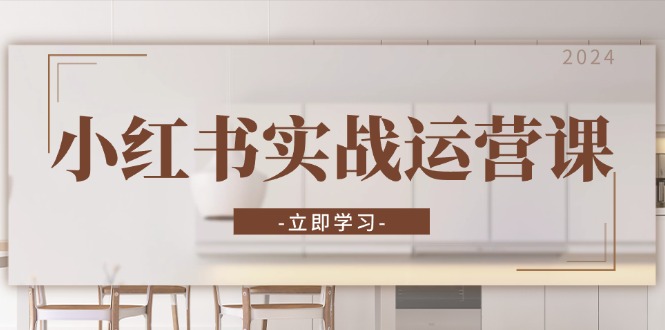 小红书实战运营课：从开通店铺到直播话术，打造爆款笔记与高效直播_就是爱分享