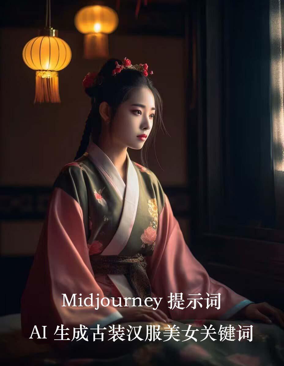 Midjourney关键词-AI生成中国风古装汉服美女人像提示关键词_就是爱分享