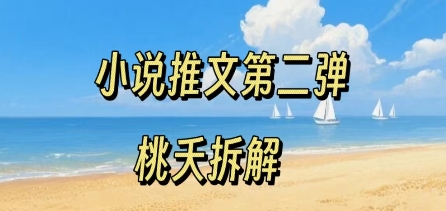 小说推文项目操作全流程第二弹，0粉就能做，门槛低非常适合新手_就是爱分享