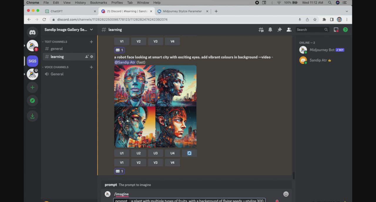图片[2]_ChatGPT4 和 MidJourney AI 绘画聊天革命性指南教程-33节视频课-中英字幕_就是爱分享