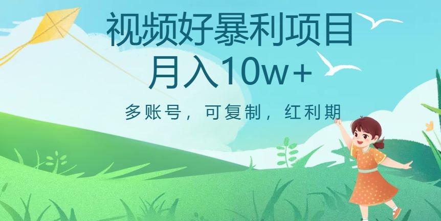 外边收费699项目，视频号暴利项目，多账号可复制，红利期_就是爱分享