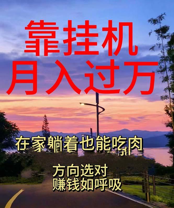 靠挂机，日入1000+，躺着也能吃肉，电脑手机都可挂_就是爱分享