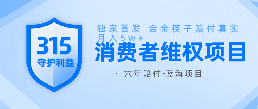 维Q赔付合金筷子玩法小白也能月入5w+风口项目实操_就是爱分享