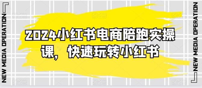 2024小红书电商陪跑实操课，快速玩转小红书，超过20节精细化课程_就是爱分享