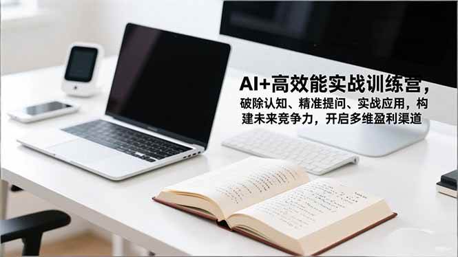 （16635期）AI+高效能实战训练营，破除认知、精准提问、实战应用，构建未来竞争力，开启多维盈利渠道_就是爱分享